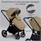Детская коляска Sweet Baby Stella Plus 2 в 1 Beige 596689579 - фото 33594