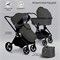Детская коляска Sweet Baby Stella Plus 2 в 1 Dark Grey 1852088772 - фото 33711