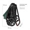 Детская коляска 2 в 1 Tomix Selena Green 950409310 - фото 33800