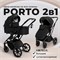 Детская коляска Sweet Baby Porto 2 в 1 Black 1628552469 - фото 34060