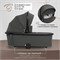 Детская коляска Sweet Baby Porto 2 в 1 Dark Grey 436473909 - фото 34101