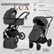 Детская коляска Sweet Baby Porto 2 в 1 Dark Grey 436473909 - фото 34109