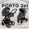 Детская коляска Sweet Baby Porto 2 в 1 Dark Grey 436473909 - фото 34131