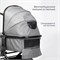 Детская коляска 2 в 1 Tomix Mirage Grey 808534156 - фото 34493