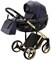 Детская коляска Adamex Chantal Special Edition Deluxe 2 в 1 C108 (СИН.ПЕРЛ.КОЖА ЗОЛОТ РАМА) 83772594 - фото 34728