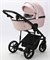 Детская коляска Adamex Mobi Deluxe 2 в 1 M-SD04 (РОЗОВЫЙ+РОЗОВ. ПЕРЛ.КОЖА) 322356068 - фото 36034