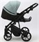 Детская коляска Adamex Mobi Deluxe 2 в 1 M-SD14 (СЕРО-ЗЕЛЕНЫЙ+ЧЕРНАЯ КОЖА) 751477947 - фото 36096