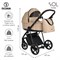 Детская коляска Roan Sol Кожа 2 в 1 RSL/2021 Caramel/Black/руч.Тем.коричневый 1626282205 - фото 36181
