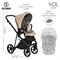 Детская коляска Roan Sol Кожа 2 в 1 RSL/2021 Caramel/Black/руч.Тем.коричневый 1626282205 - фото 36185