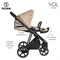 Детская коляска Roan Sol Кожа 2 в 1 RSL/2021 Caramel/Black/руч.Тем.коричневый 1626282205 - фото 36187