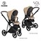 Детская коляска Roan Sol Кожа 2 в 1 RSL/2021 Caramel/Black/руч.Тем.коричневый 1626282205 - фото 36191