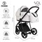 Детская коляска Roan Sol Кожа 2 в 1 RSL/2024 White/Black/руч.Тем.коричневый 1641277284 - фото 36232