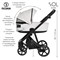 Детская коляска Roan Sol Кожа 2 в 1 RSL/2024 White/Black/руч.Тем.коричневый 1641277284 - фото 36233