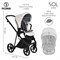 Детская коляска Roan Sol Кожа 2 в 1 RSL/2024 White/Black/руч.Тем.коричневый 1641277284 - фото 36236