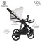 Детская коляска Roan Sol Кожа 2 в 1 RSL/2024 White/Black/руч.Тем.коричневый 1641277284 - фото 36238