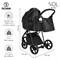 Детская коляска Roan Sol Кожа 2 в 1 RSL/2027 Black /Black/руч.Черный 1079445895 - фото 36258