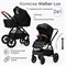 Детская коляска 2 в 1 Tomix Walker LUX BLACK+SHINNY BLACK 139036194 - фото 37650