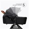 Детская коляска 2 в 1 Tomix Walker LUX BLACK+SHINNY BLACK 139036194 - фото 37662