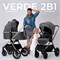 Детская коляска Sweet Baby Verde Silver 2 в 1 427452 Dark Grey 71948852 - фото 37763