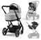 Детская коляска Cybex Balios S Lux BLK Aton B2 i-Size 3 в 1 Lava Grey с дождевиком/Volcano Black 57493370 - фото 37995