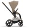 Коляска 3 в 1 Cybex Priam IV Rosegold и автокресло Cloud G i-Size Moon Black Cozy Beige 433466792 - фото 39828