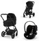 Коляска Cybex Balios S Lux BLK 2025 Aton B2 i-Size Volcano Black 3 в 1 Moon Black 353269837 - фото 39914
