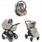 Детская коляска 3 в 1 CAM Dinamico UP Smart 989 бежевый с аппликацией 429813510 - фото 40363