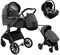 Детская коляска Pituso Mayla Lux 3 в 1 с автокреслом Baesa Dark Grey 1819772405 - фото 40383