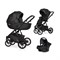 Детская коляска Riko Basic Montana Ecco 3 в 1 12 Black 549820956 - фото 40690