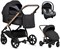Детская коляска Tutis Leo Plus 3 в 1 с автокреслом Elo Lux EduSky Grey 1222201 Black 1230628157 - фото 41061