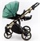 Детская коляска Adamex Lumi Air SE Deluxe 3 в 1 L-SM500 (ИЗУМРУД. ПЕРЛ. КОЖА+ЗОЛОТО РАМА) 348205241 - фото 41304