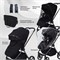 Детская коляска Rant Teo Black Chrome 2 в 1 Black 1923906087 - фото 4135