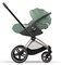 Коляска 3 в 1 Cybex Priam IV Rosegold complete и автокресло Cloud T i-Size Leaf Green Plus Off White 996262655 - фото 42392