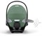 Коляска 3 в 1 Cybex Priam IV Chrome Brown complete и автокресло Cloud T i-Size Leaf Green Plus Off White 1696265283 - фото 42610