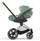 Коляска 3 в 1 Cybex Priam IV Chrome Brown complete и автокресло Cloud T i-Size Leaf Green Plus Off White 1696265283 - фото 42614