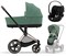 Коляска 3 в 1 Cybex Priam IV Rosegold и автокресло Cloud G i-Size Moon Black Leaf Green 1641773940 - фото 42701