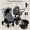 Детская коляска Sweet Baby Cupola New 3 в 1 Slate Grey 336978807 - фото 42859
