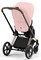 Коляска 3 в 1 Cybex Priam IV Rosegold и автокресло Cloud G i-Size Moon Black Plus Peach Pink 786195013 - фото 43214