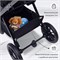Детская коляска Sweet Baby Vento Black 3 в 1 Beige 1115702101 - фото 43491