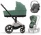 Коляска 3 в 1 Cybex Priam IV Rosegold и автокресло Cloud G i-Size Lava Grey Leaf Green 1596793357 - фото 43742