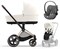 Коляска 3 в 1 Cybex Priam IV Rosegold и автокресло Cloud G i-Size Lava Grey Off White 658909996 - фото 43786