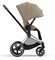 Коляска 3 в 1 Cybex Priam IV Chrome Brown complete и автокресло Aton B2 i-Size Steel Grey Cozy Beige 264634341 - фото 44711