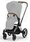 Коляска 3 в 1 Cybex Priam IV Chrome Brown complete и автокресло Aton B2 i-Size Steel Grey Cozy Beige 264634341 - фото 44735