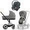 Коляска 3 в 1 Cybex Priam IV Chrome Brown complete и автокресло Aton B2 i-Size Steel Grey Mirage Grey 169142423 - фото 44838