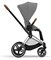 Коляска 3 в 1 Cybex Priam IV Chrome Brown complete и автокресло Aton B2 i-Size Steel Grey Mirage Grey 169142423 - фото 44866