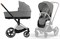 Коляска 3 в 1 Cybex Priam IV Chrome Brown complete и автокресло Aton B2 i-Size Volcano Black Mirage Grey 648315900 - фото 44935