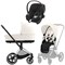 Коляска 3 в 1 Cybex Priam IV Chrome Brown complete и автокресло Aton B2 i-Size Volcano Black Off White 965948923 - фото 44982
