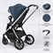 Детская коляска Sweet Baby Vento Silver 3 в 1 Silver Blue 463529076 - фото 45179