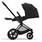 Коляска 3 в 1 Cybex Priam IV Matt Black complete и автокресло Aton B2 i-Size Bay Blue Sepia Black 998122140 - фото 45279