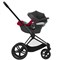 Коляска 3 в 1 Cybex Priam IV Matt Black complete и автокресло Aton B2 i-Size Dynamic Red Off White 872695813 - фото 45308